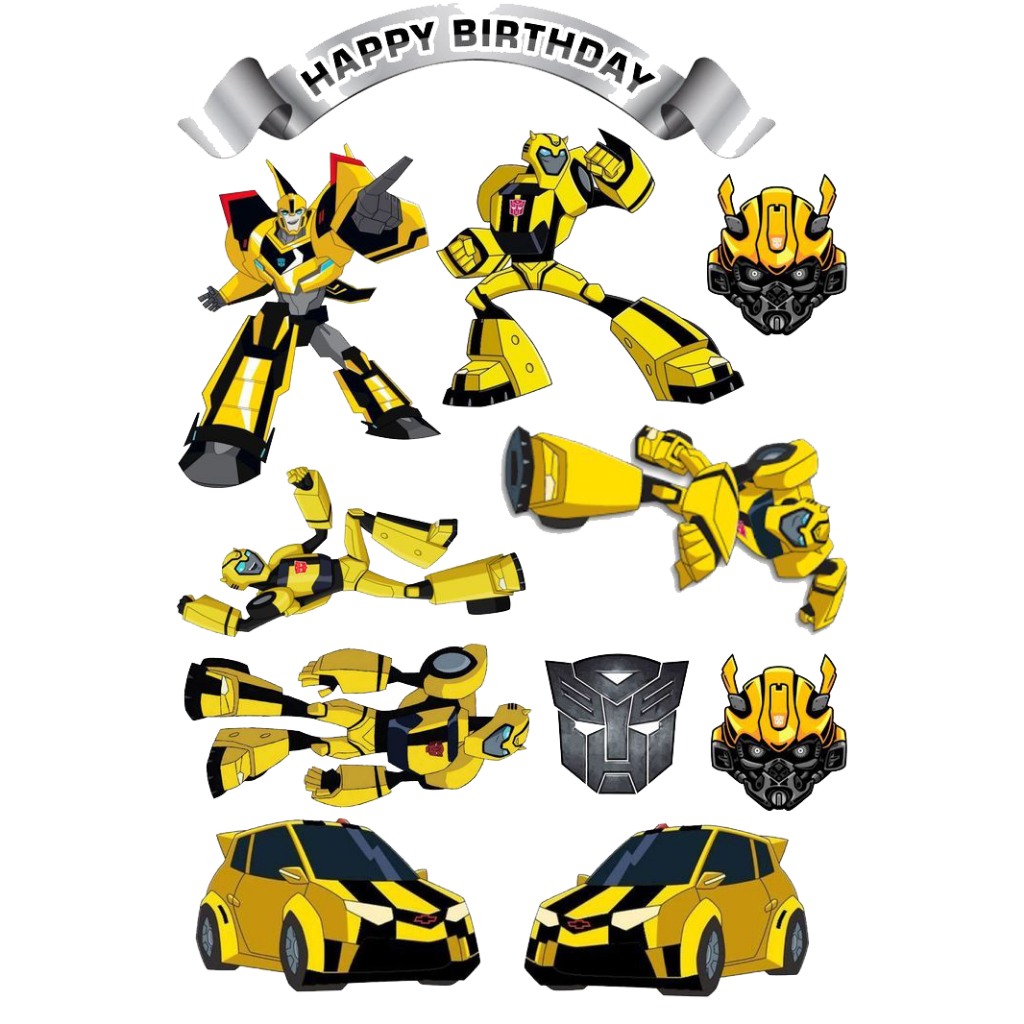 

TOPPER CAKE CUSTOM TOPPER ULANG TAHUN TOPPER ULTAH / HIASAN KUE BUMBLEBEE