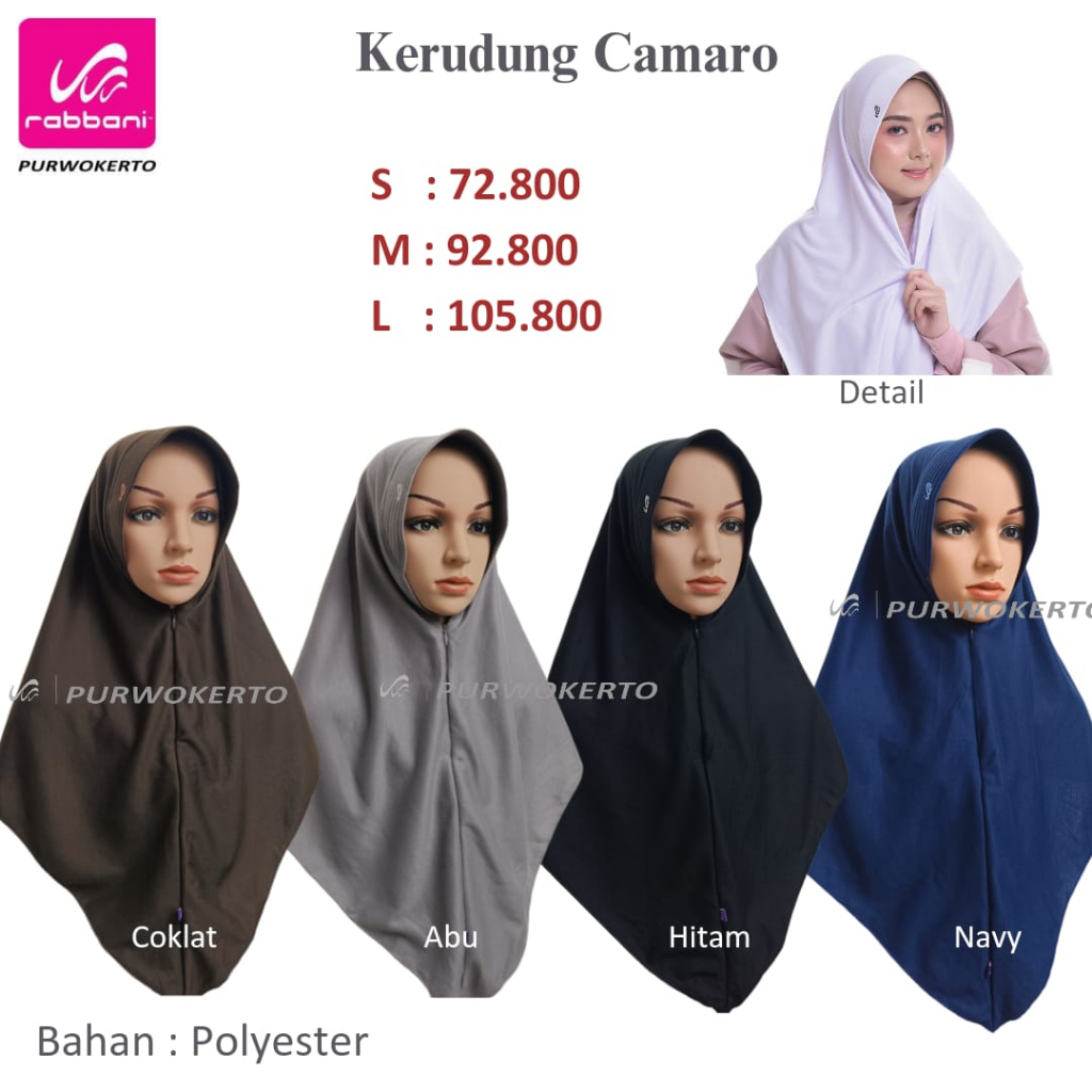 KERUDUNG SEKOLAH RABBANI CAMARO