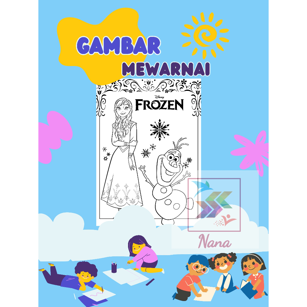 

Gambar Sketsa Mewarnai / Frozen / Part 1 / Gambar Sketsa / Gambar mewarnai / Kertas Gambar Mewarnai / Kertas Gambar / Mewarnai / Seketsa Lukis / Drawing Sketch / Menggambar / Colouring Anak / Colouring