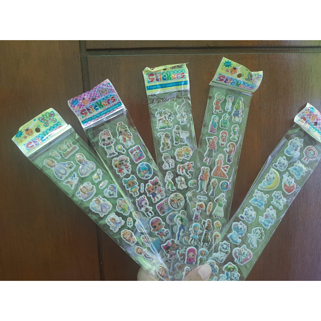 

[Chicyaya.id] Sticker 3D Timbul Karakter Panjang Lucu Stiker Murah Gambar Kartun