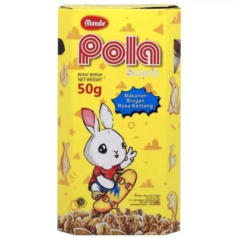 

Monde pola SnacK rasa kentang kemasan BESAR 50 gram