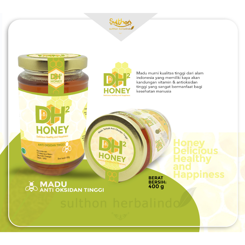 

Madu DH2 Antioksidan Tinggi 400 Gr