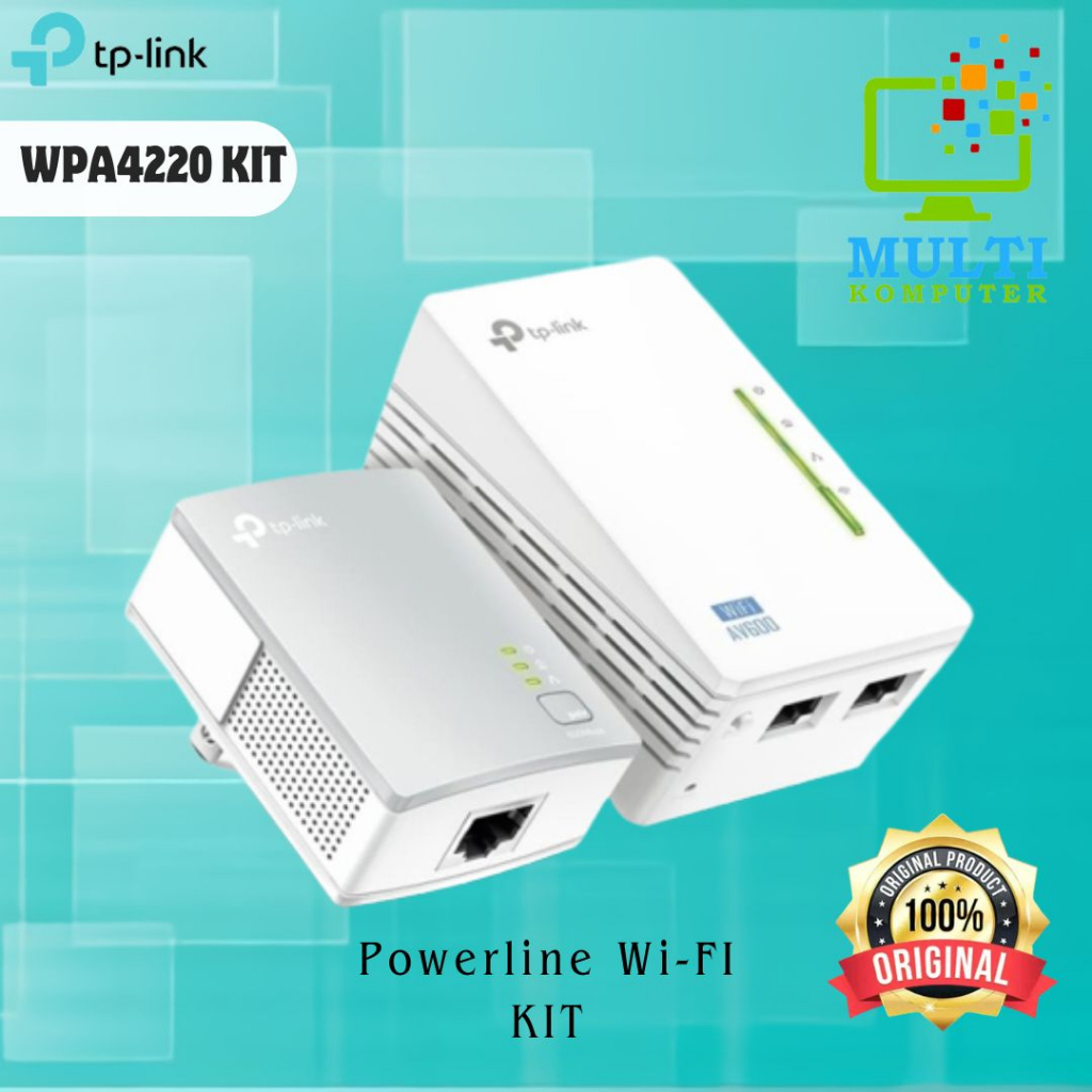 TP-Link TL-WPA4220 KIT AV600 Powerline Wi-FI KIT