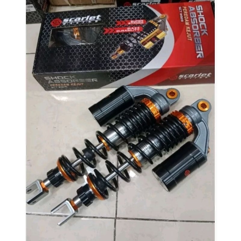 shock shockbreaker tabung Scarlet racing Honda PCX 150 Nmax 155 old/nmax new PCX 160 ukuran 34mm y