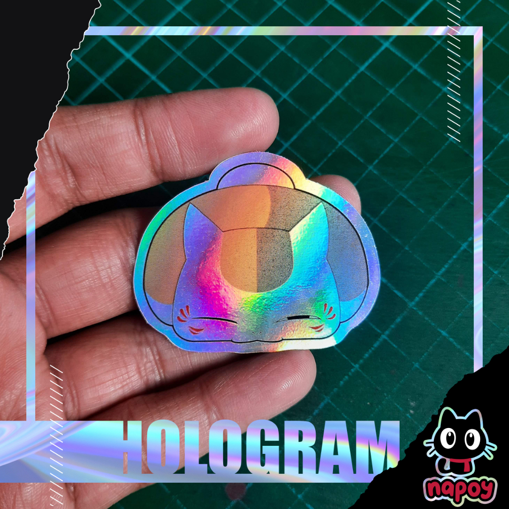 

Stiker Hologram Anime Natsume Yuujinchou Nyanko Sensei