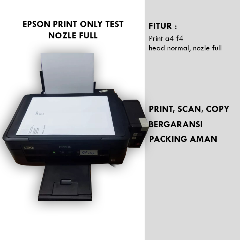 Epson L210 fulll tinta siap pakai