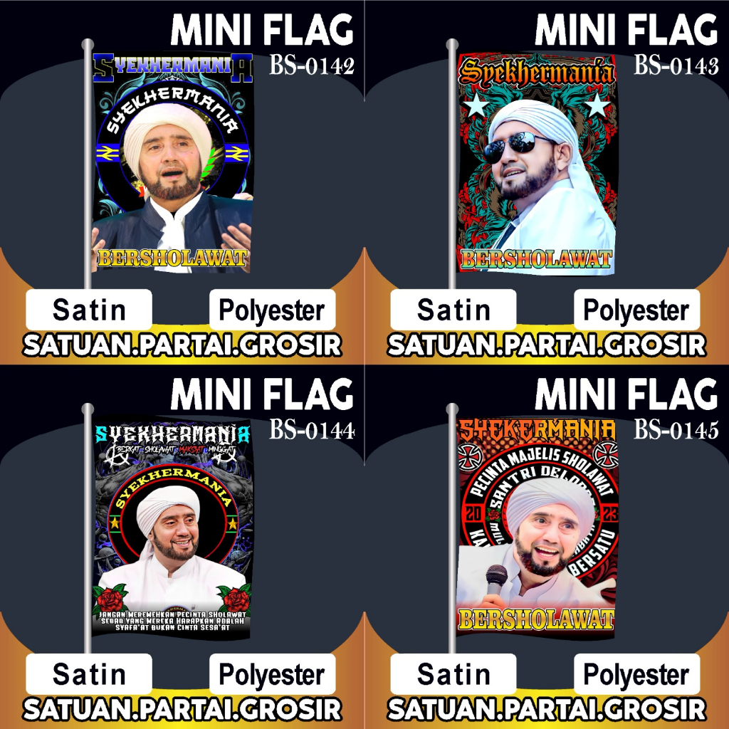 PROMO CETAK BENDERA PRINTING SYEKHERMANIA V34/DESAIN BENDERA SYEKHERMANIA TERBARU/BENDERA SYEKHERMAN