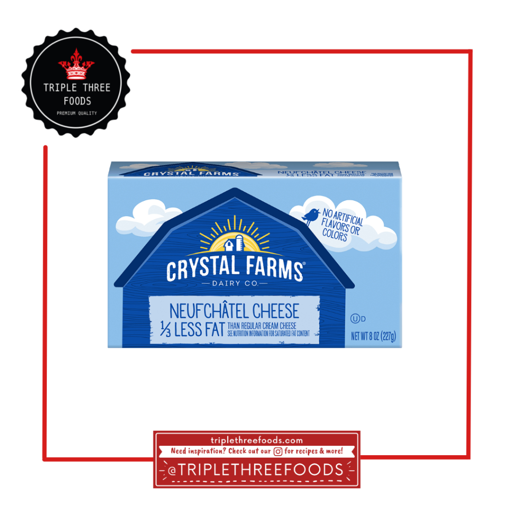 

Crystal Farms Neufchatel 1/3 Less Fat Cheese – 8 oz