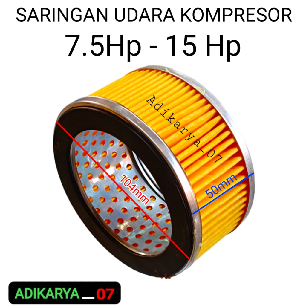 Saringan Kompresor Udara Filter Udara Kompresor Elemen Air Filter Saringan Udara Kompresor 7.5 - 15h