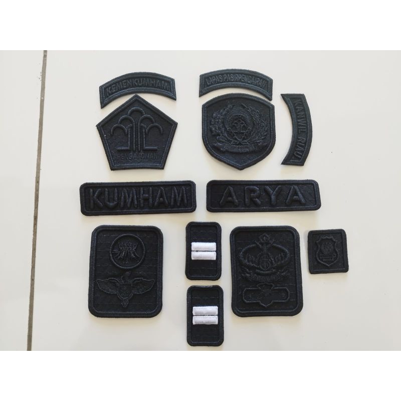BORDIR TIMBUL 3D LAPAS KEMENKUMHAM MOTIF