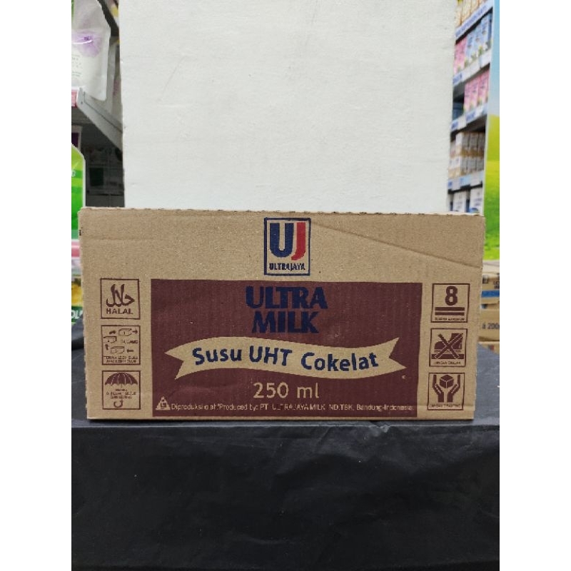 

Ultra uht cokelat 250 ml ( 1 dus isi 24 pcs )