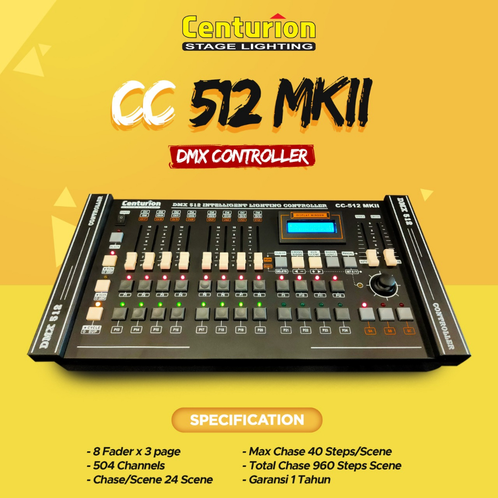 Mixer Lighting Controller DMX 512 Centurion