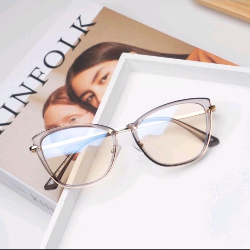 	 {BEST SELLER} KACAMATA MINUS FRAME WANITA 95290 FREE LENSA ANTI RADIASI | KACAMATA PHOTOCROMIC | KACA MATA BLUERAY |	