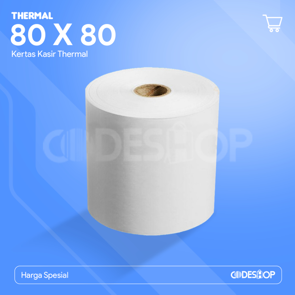 

Thermal 80x80 Kertas Struk Kasir Termal 80 x 80 mm Printer 80mm