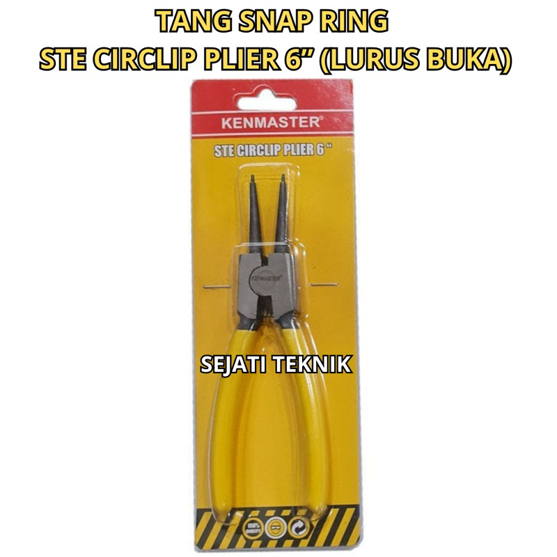 Tang snap ring ste circlip plier 6 inch lurus buka tang lurus buka spi tang buka spi tang snap ring 