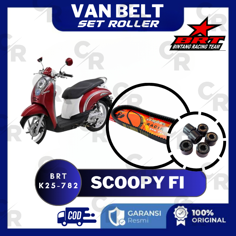 Van Belt / V Belt Set Roller SCOOPY FI Original BRT