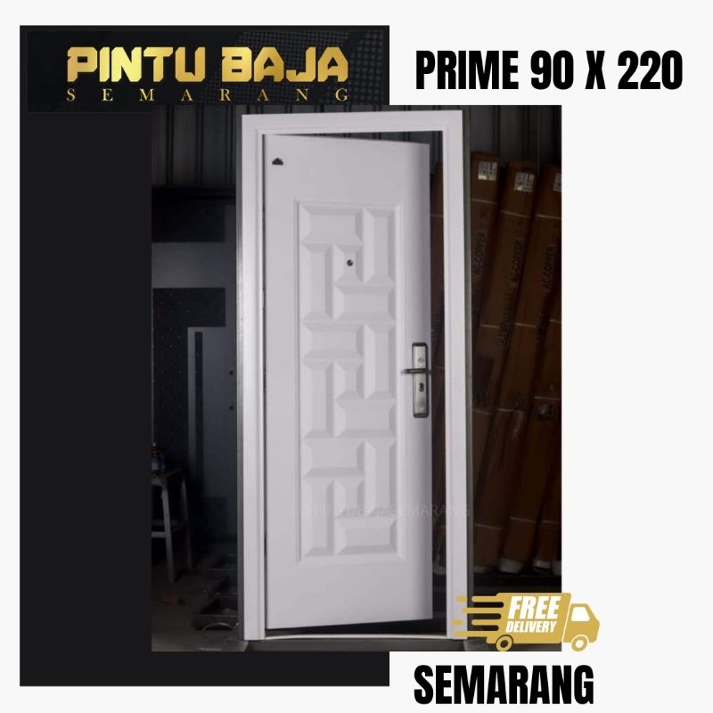 PINTU BAJA FORTRESS TYPE PRIME 90.04 UKURAN 90x220 PINTU KAMAR / PINTU UTANMA BAJA PREMIUM SINGLE