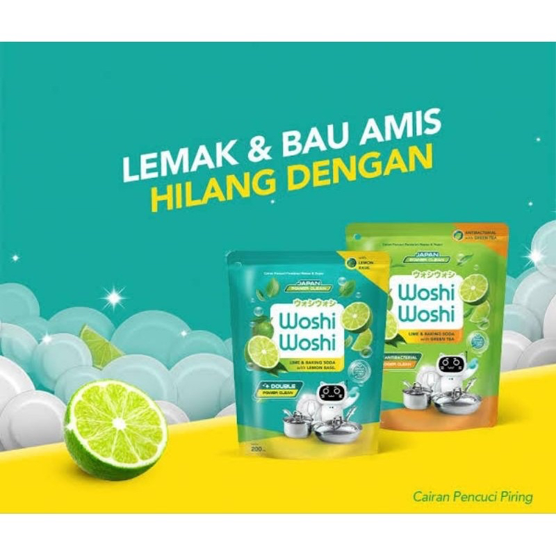 ❣️ANUGERAH❣️WOSHI WOSHI 75 ML SABUN CUCI PIRING