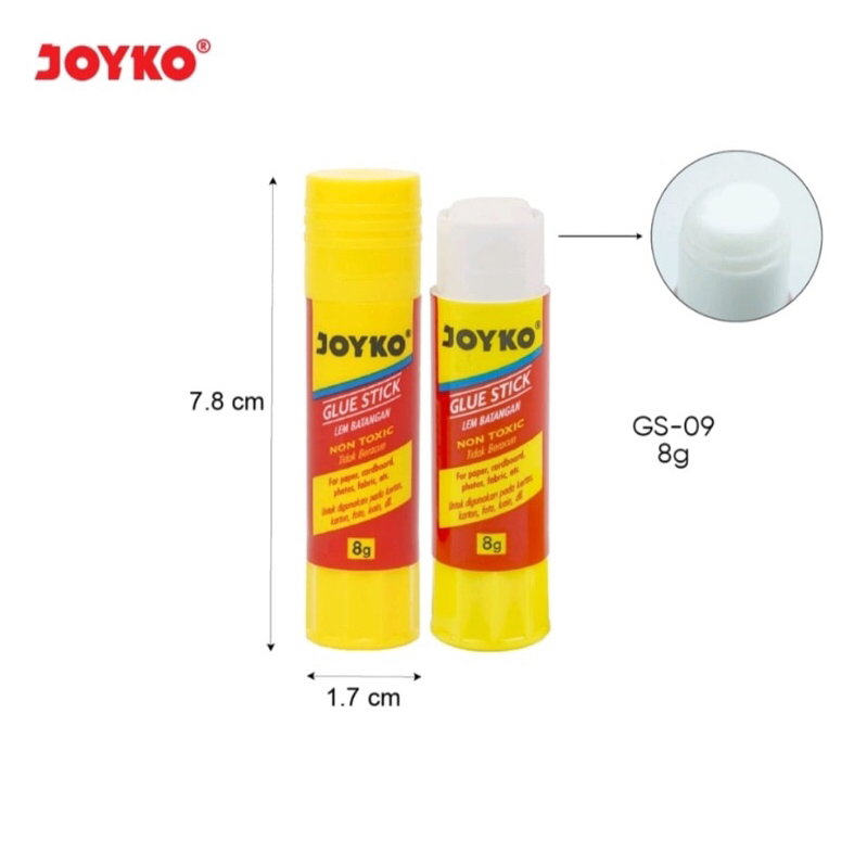 

Lem Joyko Glue Stick GS-09 Kertas Batang 8g ( 8 g )