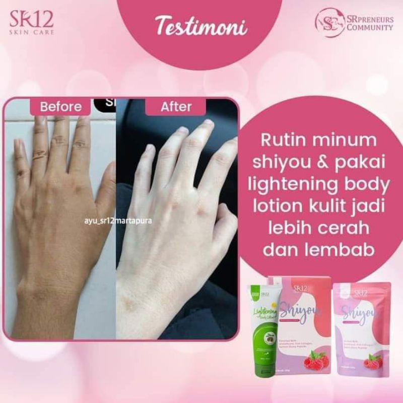 SHIYOU COLLAGEN DRINK SR12 Aman Untuk Bumil dan Busui | Minuman Kolagen Pemutih Kulit | Merawat Ramb