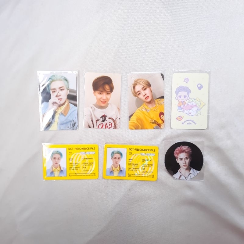 KOLEKSI KPOP NCT WAYV KUN PHOTOCARD MD OFFICIAL