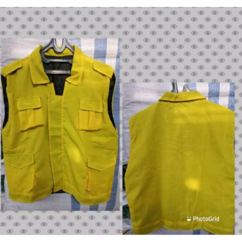rompi kuning#rompi ripstok kuning