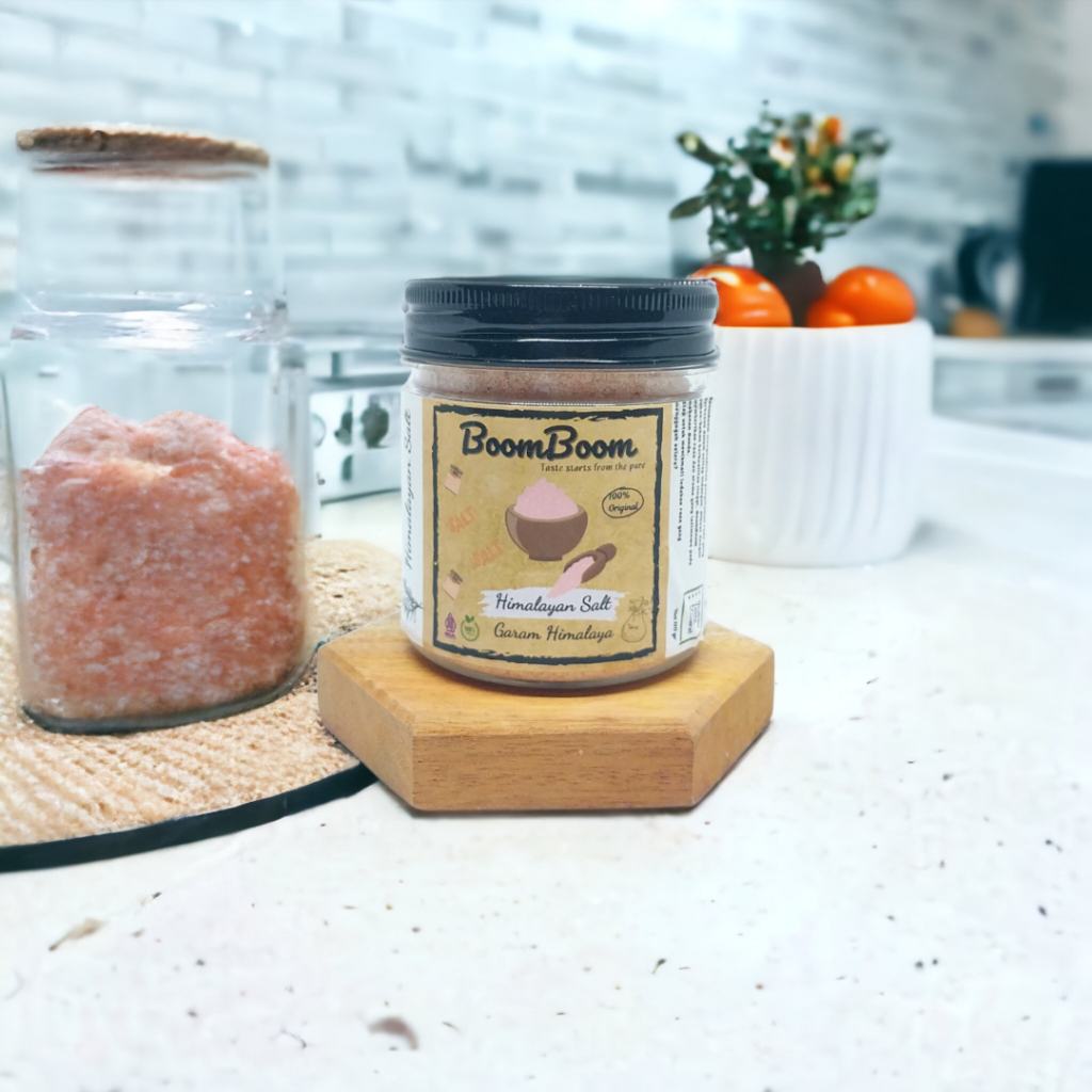 

BoomBoom Garam Himalaya Himalayan Salt Premium Organik Halus Himsalt Murni Natural