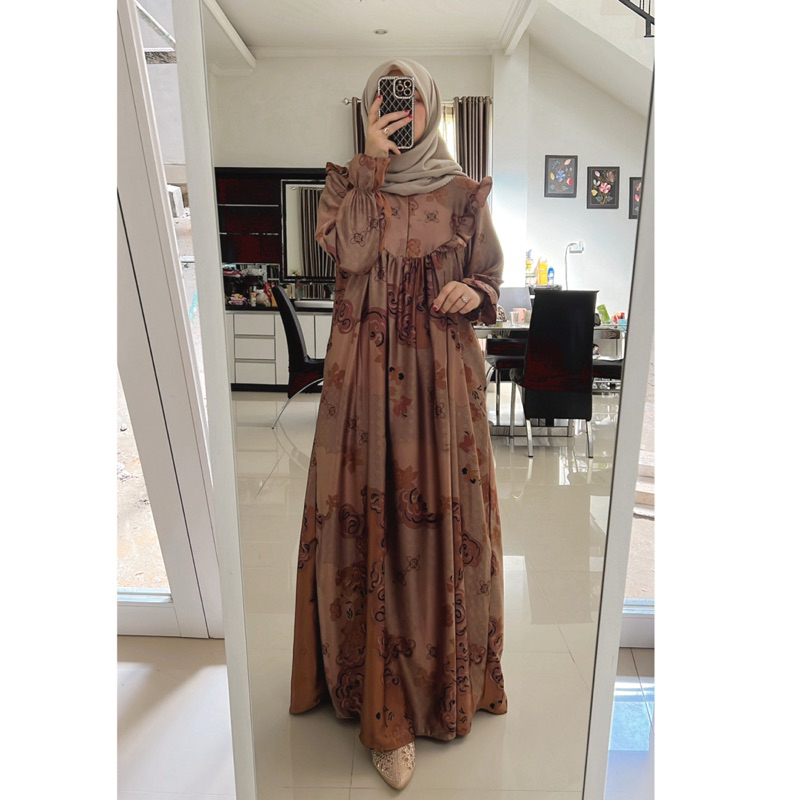 eR’eL - MALIKA DRESS GAMIS PREMIUM MEWAH MURAH BERKUALITAS PAKAIAN WANITA