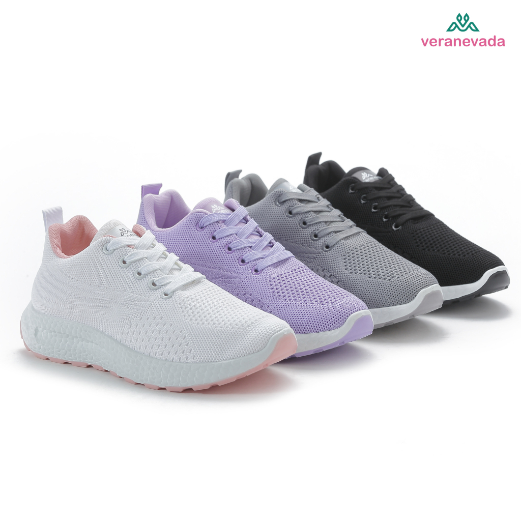 Sepatu Sneakers Wanita Vera Nevada Model A56 untuk Olahraga, Nyaman dan Stylish dengan 4 Pilihan War