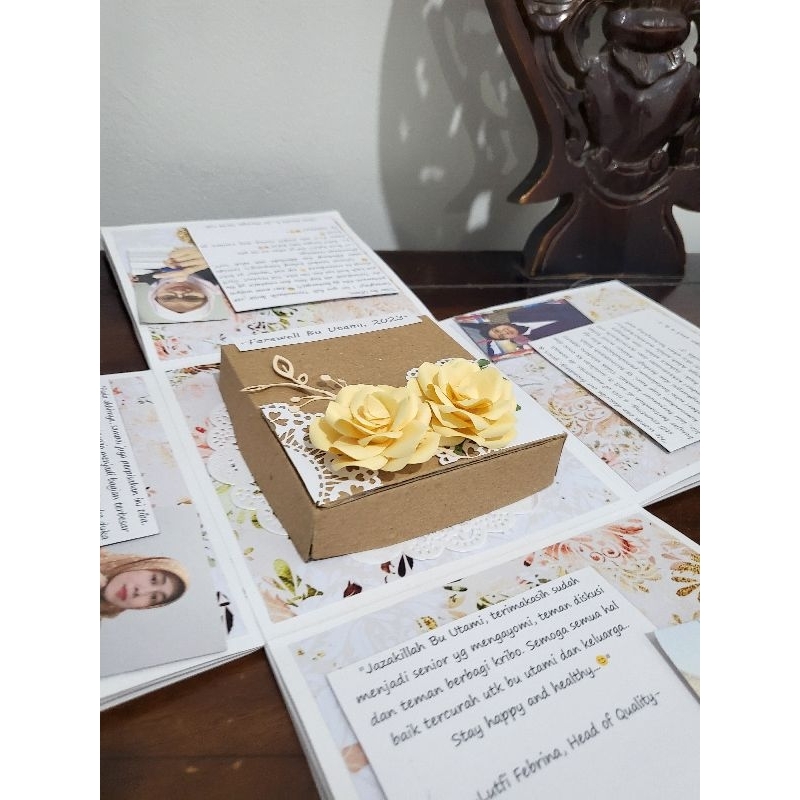Explosion Box/ Scrapbook/ Kotak kado