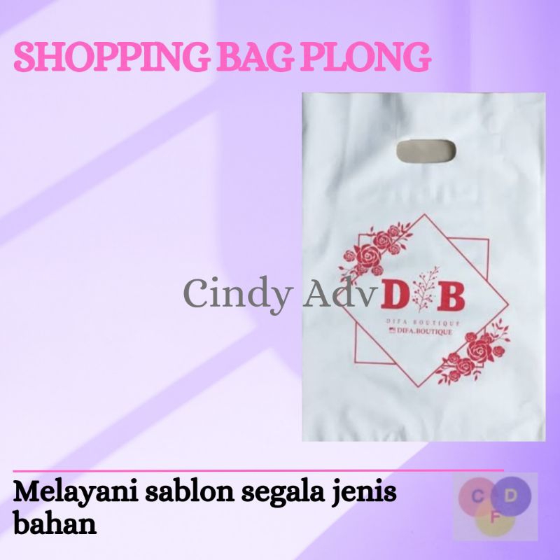 Sablon Plastik Olshop Custom