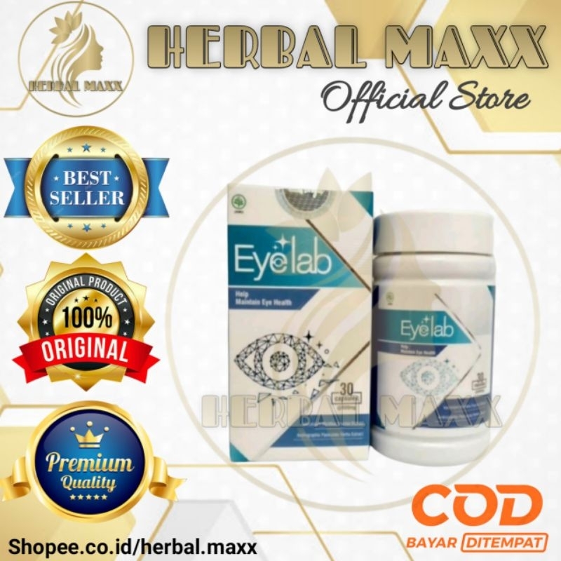 EYELAB ASLI ORIGINAL - EYELAB OBAT MATA MINUS PLUS RABUN SILINDER KATARAK 100% HERBAL