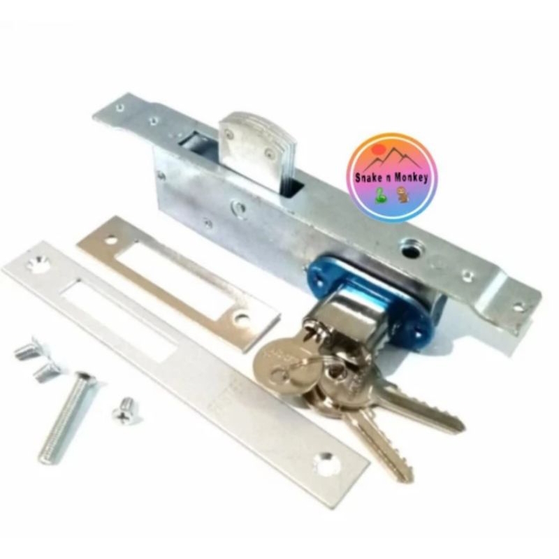 Kunci Pintu Swing Aluminium - Body Kunci Pintu Almini - Bodi Kunci Pintu Aluminium