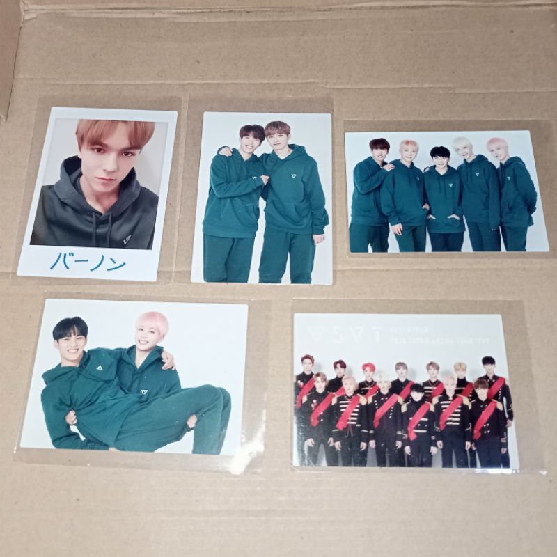 Seventeen - Japan Arena Tour JAT TC Trading Card PC Photocard (vernon polaroid, gyuhan mingyu jeongh