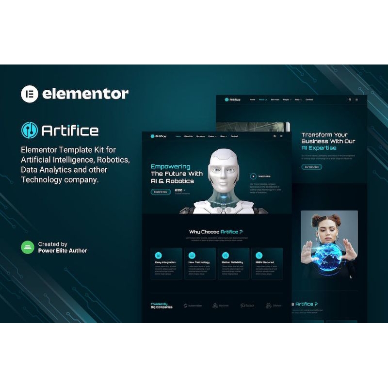 Artifice - Kit Templat Elemen AI & Robotika