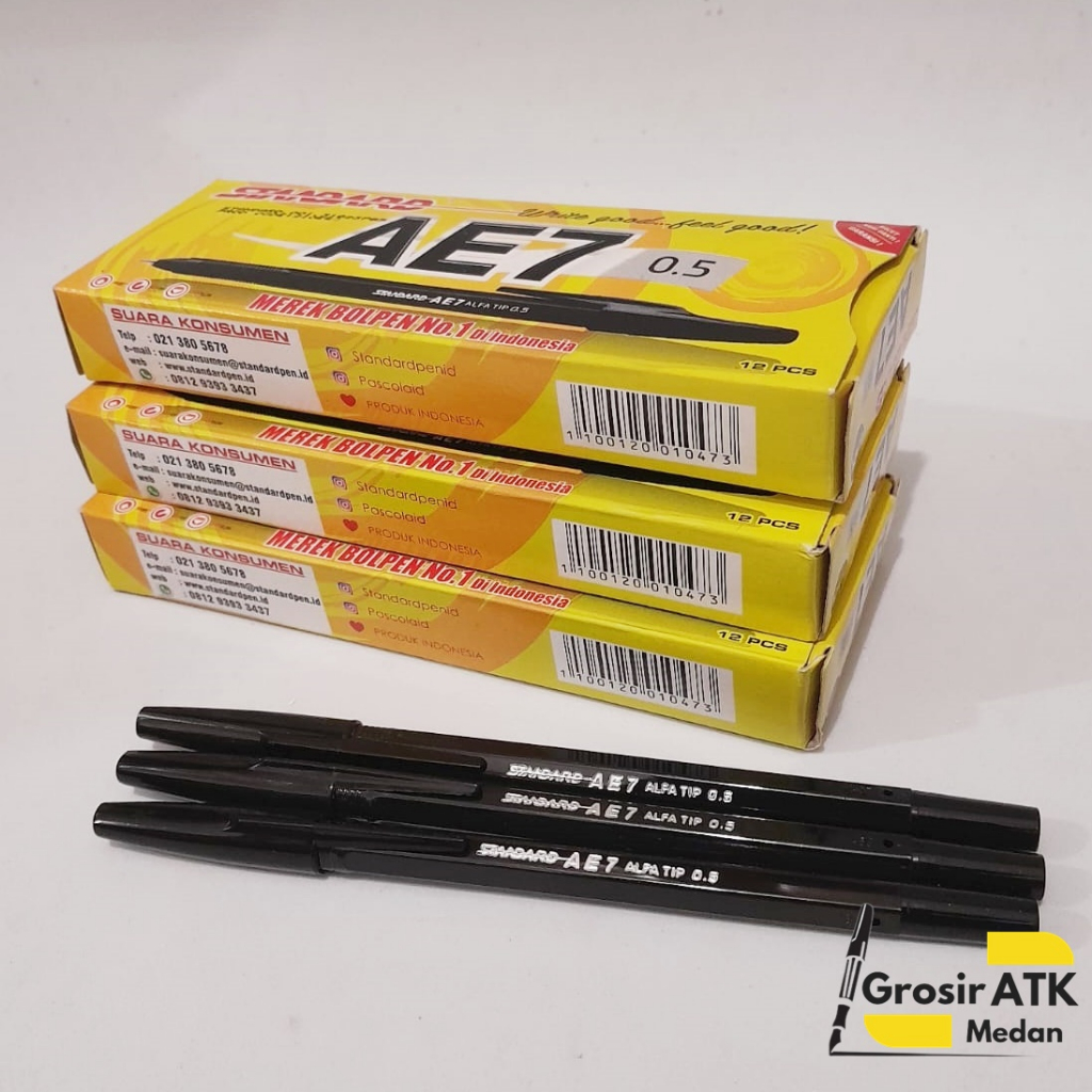 

Pulpen STANDARD AE7 Hitam Original 100%/Pulpen/Bolpoint/Pena murah