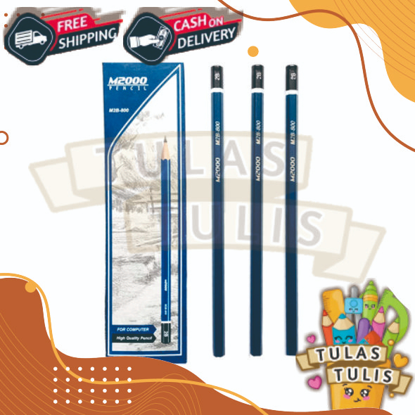 

TULAS_TULIS pensil kayu 2b m2000