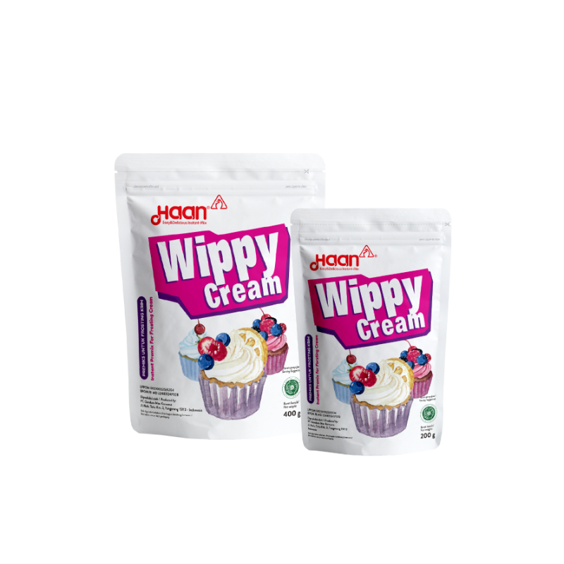 

Haan Wippy Cream Pouch 400gr Dan 200gr