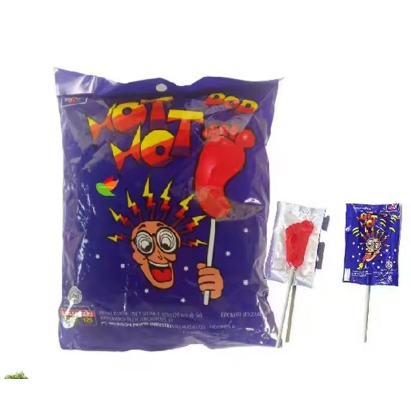 

Permen Kaki 1 Pak Hot Hot Pop Permen Lolipop