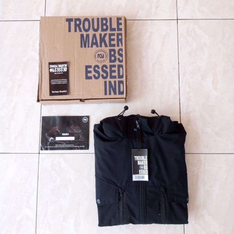 Troublemaker obsessed Goggle Jacket - Black Mutant second