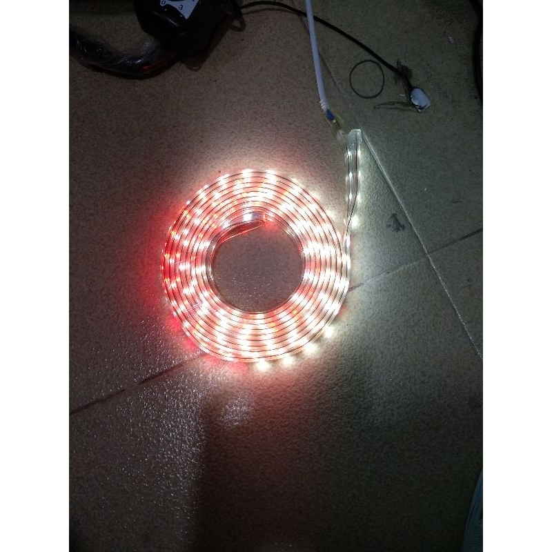 lampu selang & meteor rgb & merah putih