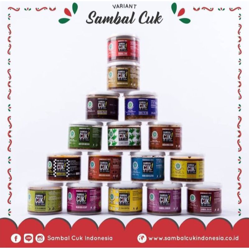 

Aneka Varian Sambal cuk 140gr