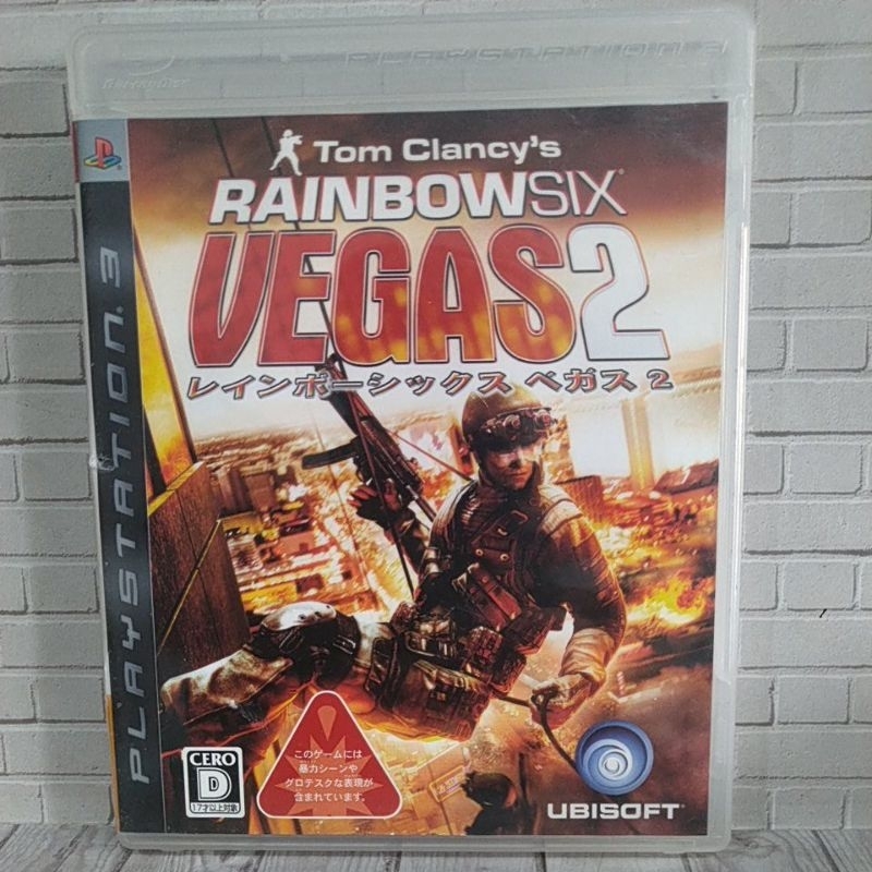 BD CD KASET ORIGINAL PS3 TOM CLANCYS RAINBOW SIX VEGAS 2 JPN Bahasa Jepang Box dan Cover Original