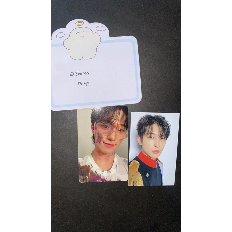 BOOKED photocard wonwoo tray