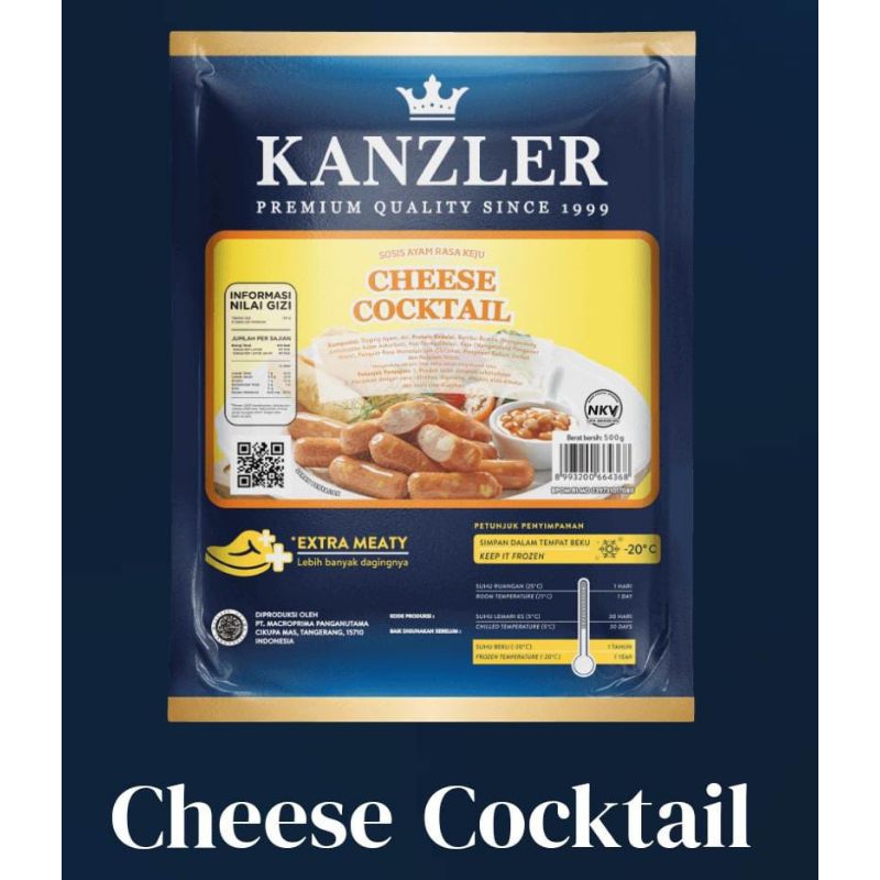 

kanzler chesse cocktail sausage