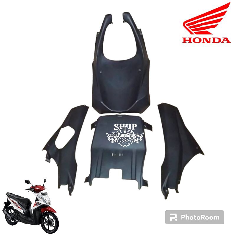 full body kasar beat FI Dek lumpur cover dek samping plus dek bawah Honda Beat fi 2014-2015 Non orig