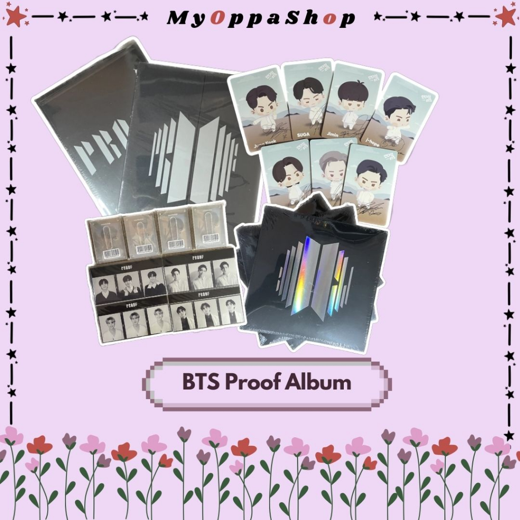 [ SALE ] Album BTS Proof Compact dan Standard POB Weverse Tryptich Acrylic Jungkook V Jimin Suga Jho