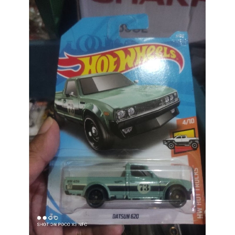 HOTWHEELS DATSUN 620,FORD GT RACE, BUGETI CHIRON
