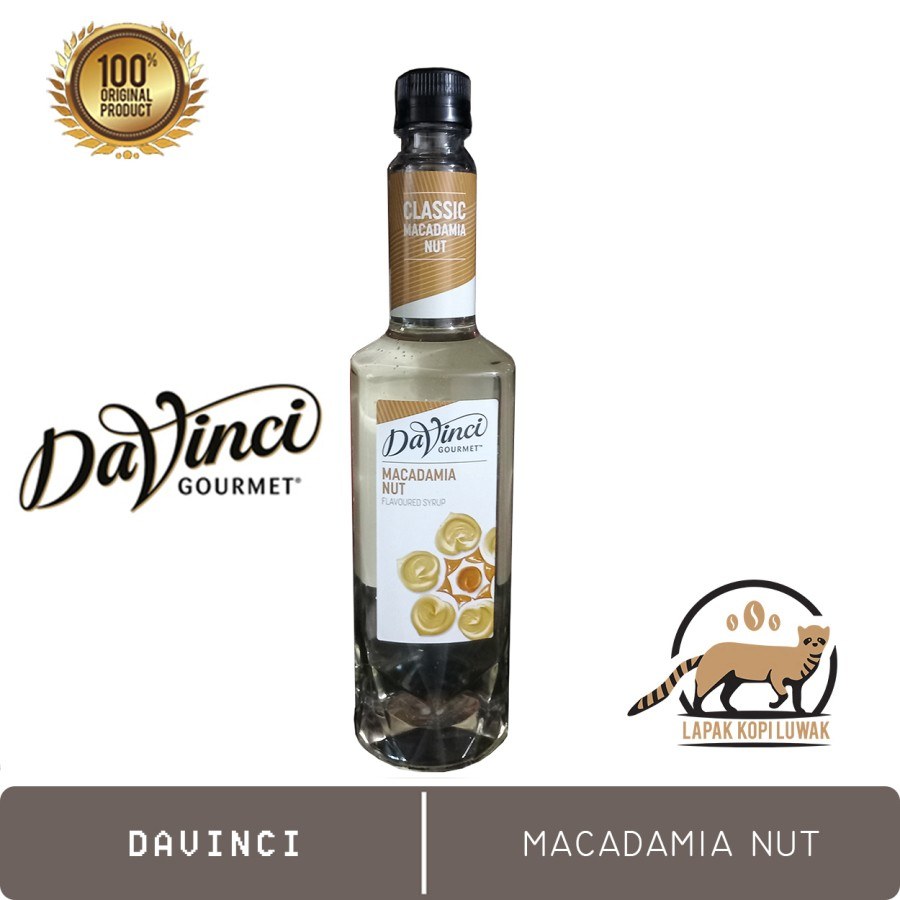 

Macadamia Nut Syrup merk Davinci