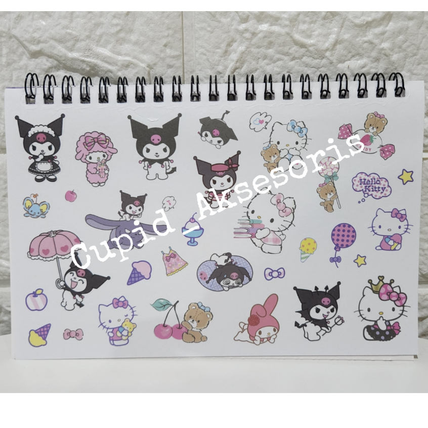 

BUKU STICKER STIKER BENING TRANSPARAN / STIKER ANAK ISI CAMPUR